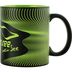 Bodensee Kollektion "Mettnau" - Tasse grün / weiß, Wellen mit Bodensee mein See