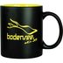 Bodensee Kollektion "Mettnau" - Tasse grün / weiß, Wellen mit Bodensee mein See