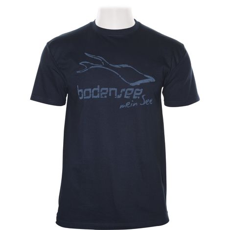 Bodensee Herren T-Shirt Werd, blau, XL
