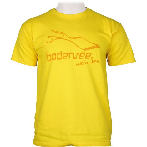 Bodensee Herren T-Shirt "Werd", gelb, XL