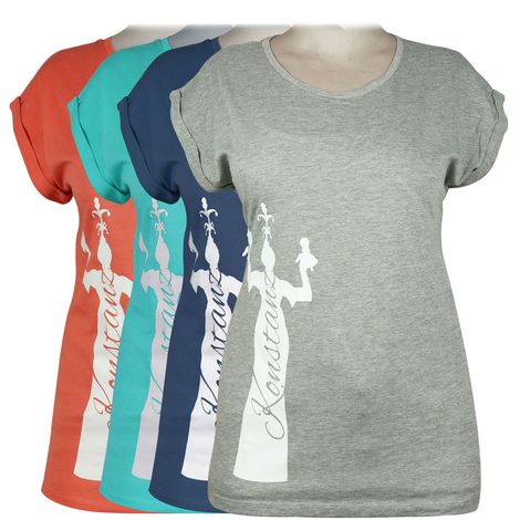 Bodensee Damen T-Shirt "Konstanz Imperia No. 2" denim / blau, L