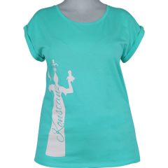 Bodensee Damen T-Shirt "Konstanz Imperia No. 2" denim / blau, L